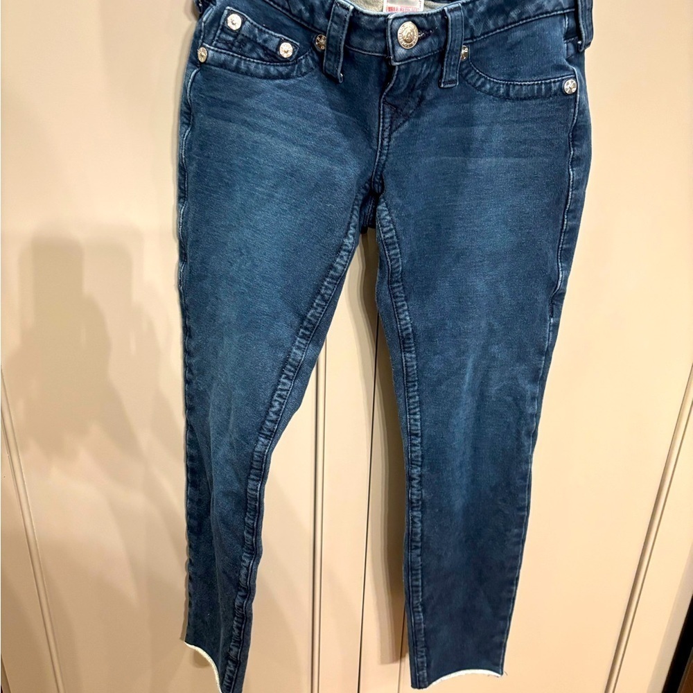 True religion cropped skinny jeans size 23